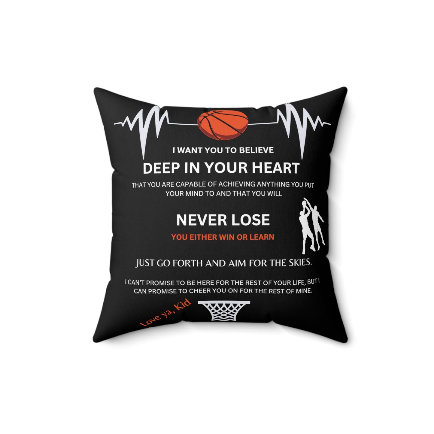 Basketball - Polyester Square Pillow