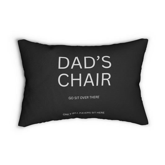 DAD’s Black Lumbar Pillow