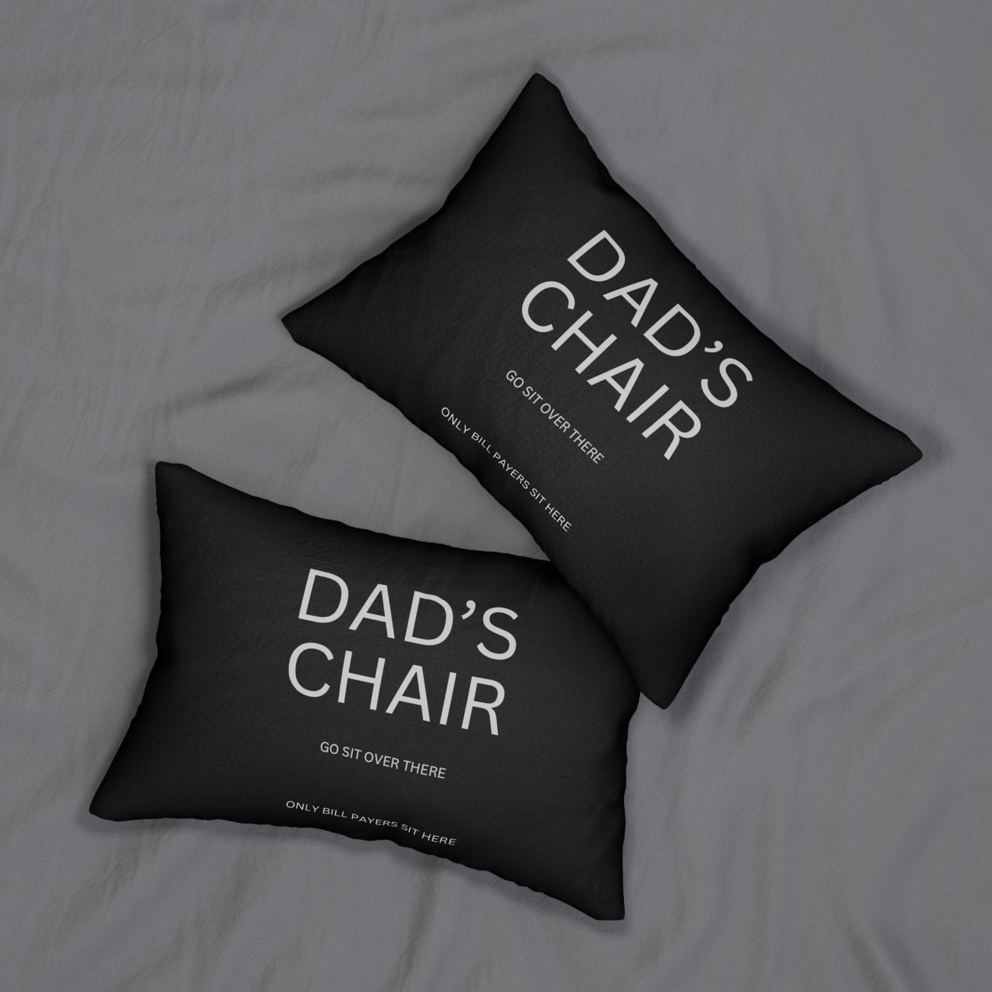 DAD’s Black Lumbar Pillow